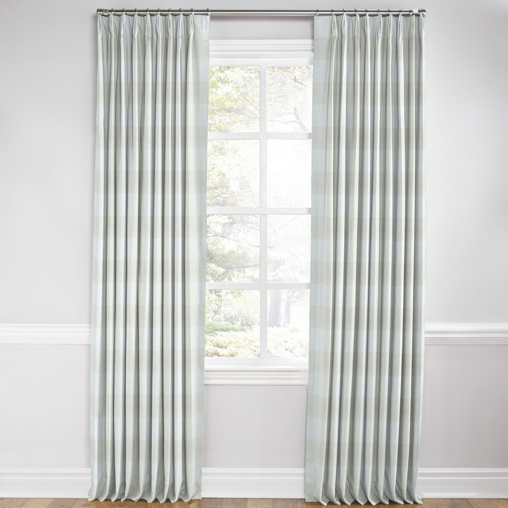 Euro Pleat Drapery in Falmouth - Linen