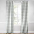 Euro Pleat Drapery in Falmouth - Linen