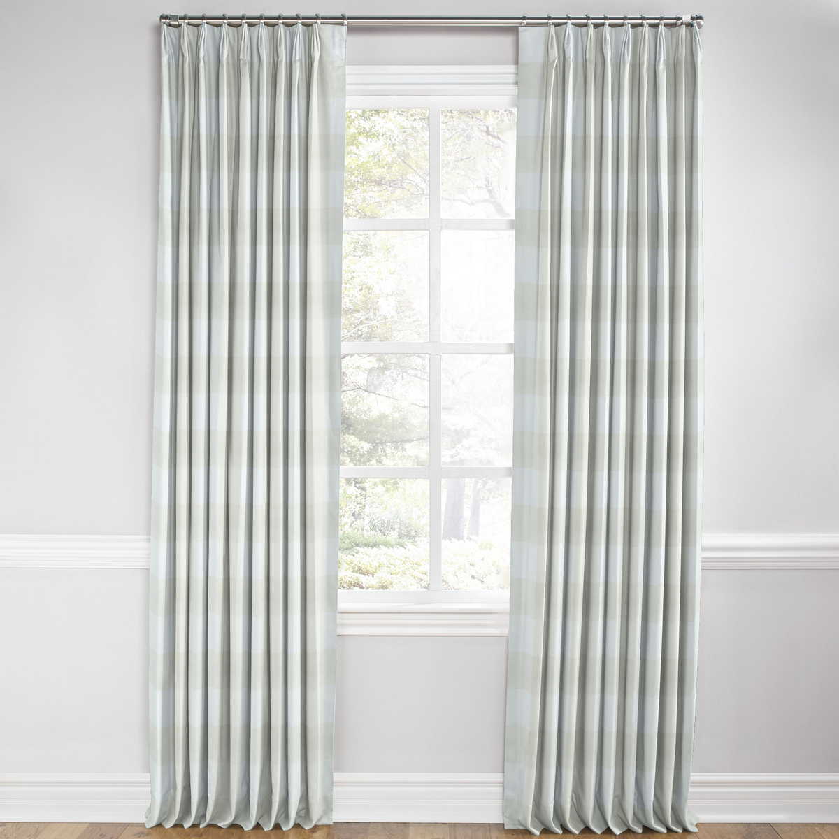 Euro Pleat Drapery in Falmouth - Linen