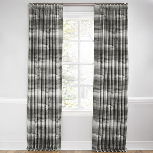 Euro Pleat Drapery in Up In The Sky - Grey