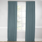 Euro Pleat Drapery in Moray - Chambray