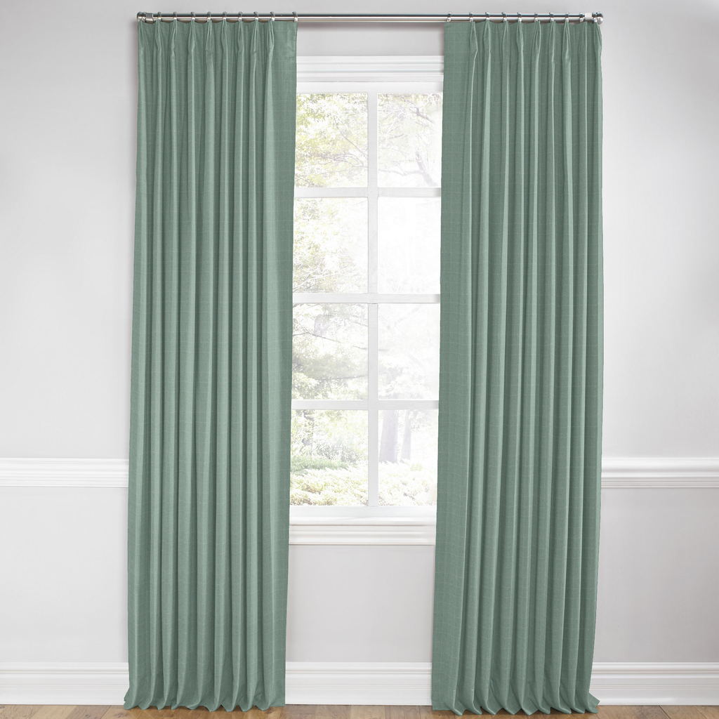 Euro Pleat Drapery in Moray - Glacier