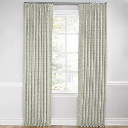 Euro Pleat Drapery in Palazzo - Linen