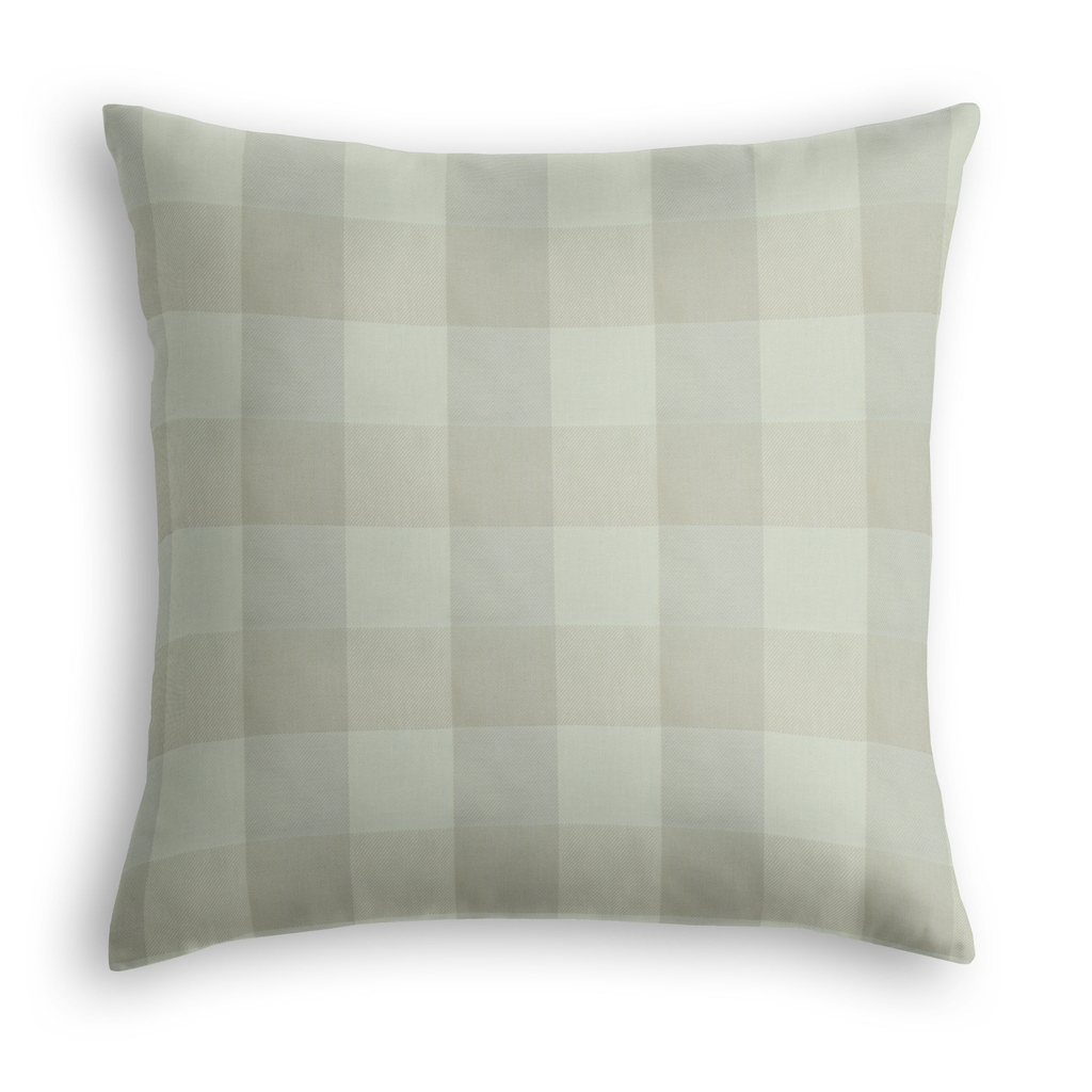Throw Pillow in Foxy Plaid - Dune
