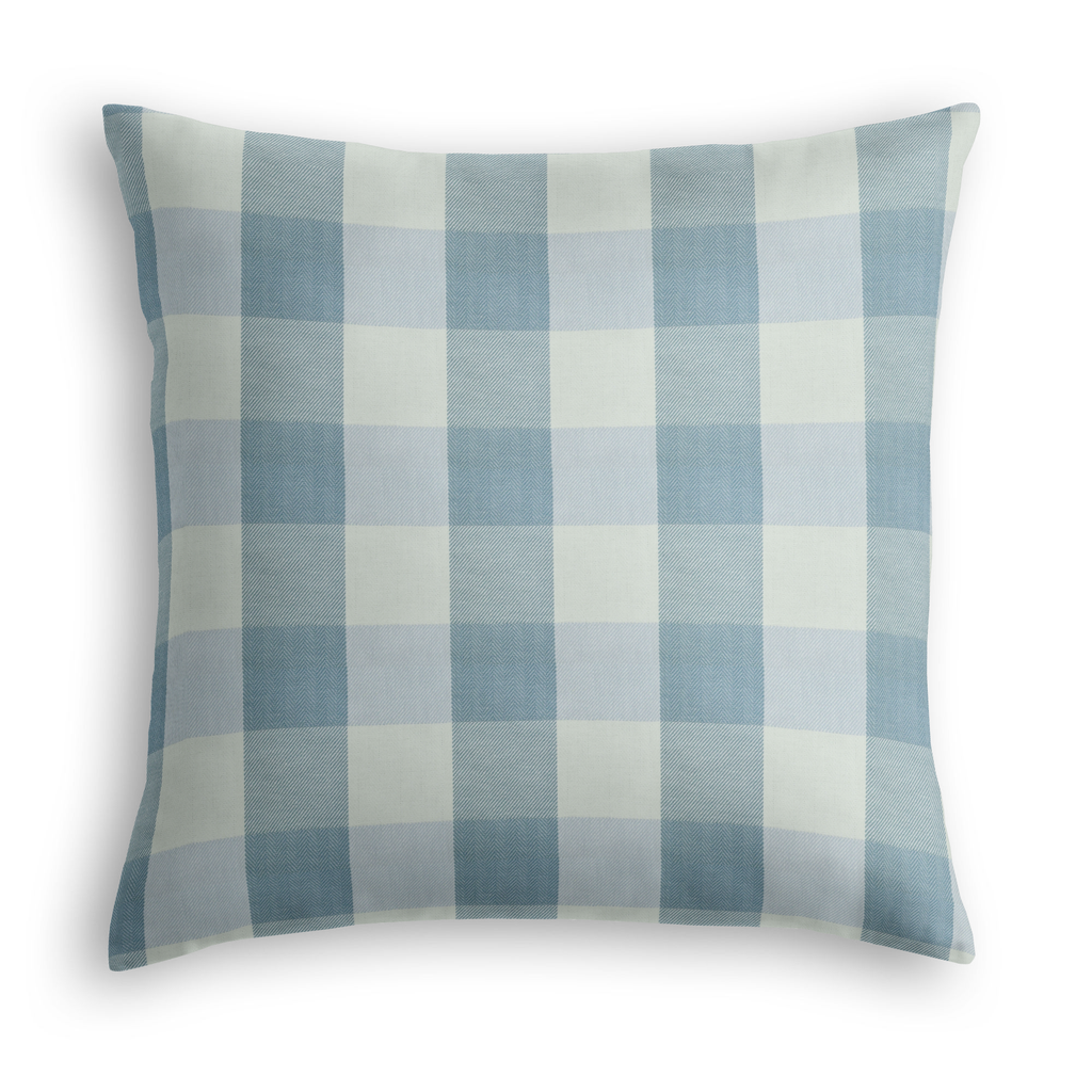 Euro Sham in Foxy Plaid - Harbor