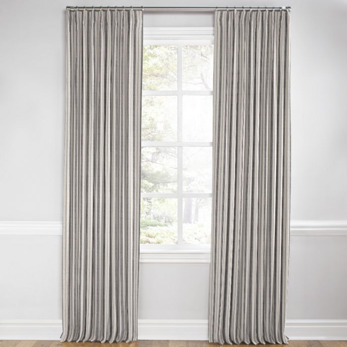 Euro Pleat Drapery in Farm To Table - Ash