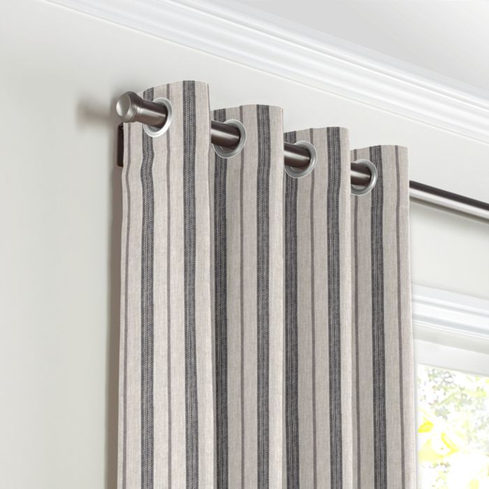 Grommet Drapery in Farm To Table - Ash