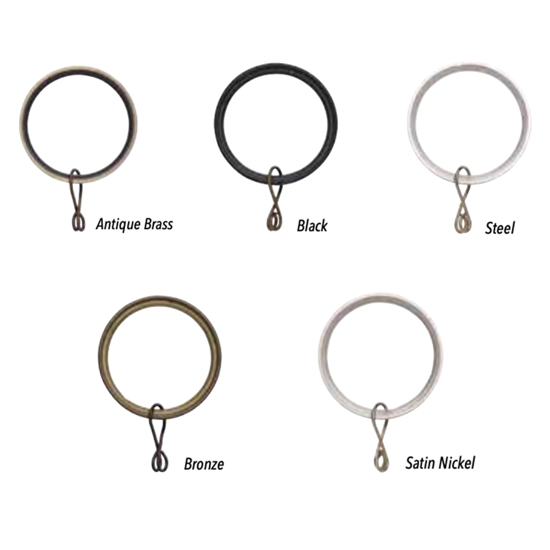 Newport Drapery Rings, with Liner