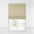 Flat Roman Shade in Baldwin - Goldenrod