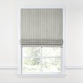 Flat Roman Shade in Murali - Linen