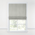 Flat Roman Shade in Murali - Linen