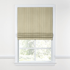 Flat Roman Shade in Murali - Yellow