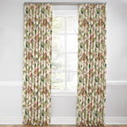 Euro Pleat Drapery in Fleur De Leaf - Blossom