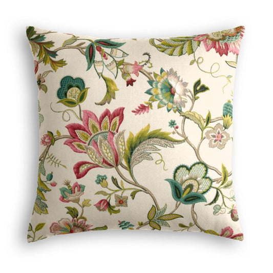 Euro Sham in Fleur De Leaf - Blossom