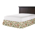 Ruffle Bedskirt in Fleur De Leaf - Blossom