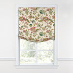 Relaxed Roman Shade in Fleur De Leaf - Blossom