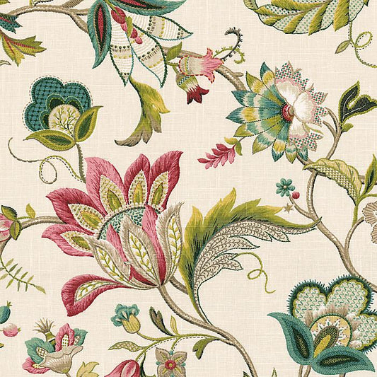 Fabric Swatch: Fleur de Leaf - Blossom