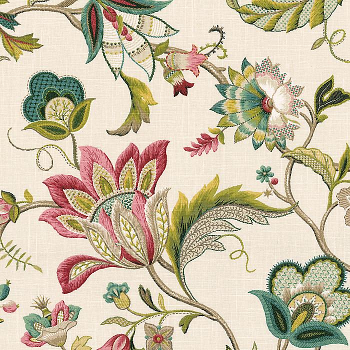 Fabric Swatch: Fleur de Leaf - Blossom