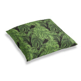 Simple Floor Pillow in Fronds Forever - Kelly