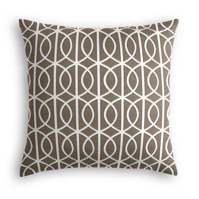 Throw Pillow in Gate - Brindle