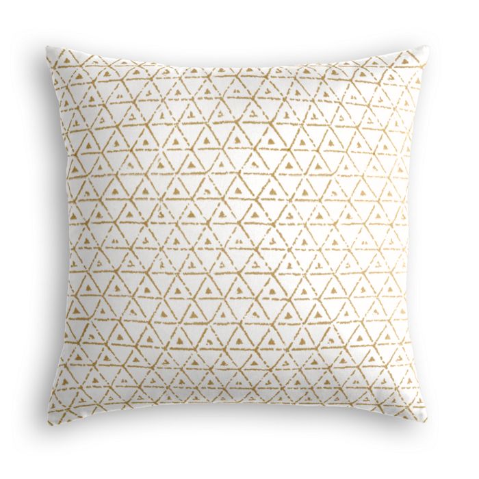 Throw Pillow in Give It A Tri - Tan