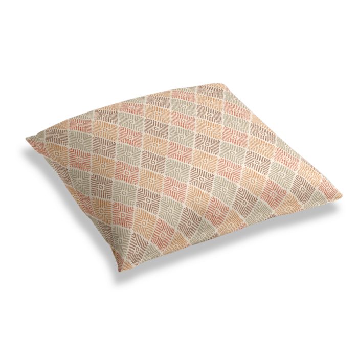Simple Floor Pillow in Globetrotter - Autumn