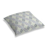 Simple Floor Pillow in Globetrotter - Blueberry