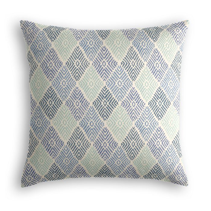Throw Pillow in Globetrotter - Blueberry