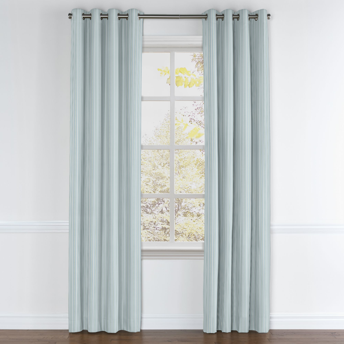 Grommet Drapery in Murali - Mist