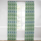 Euro Pleat Drapery in Ikat Believe It - Kelly