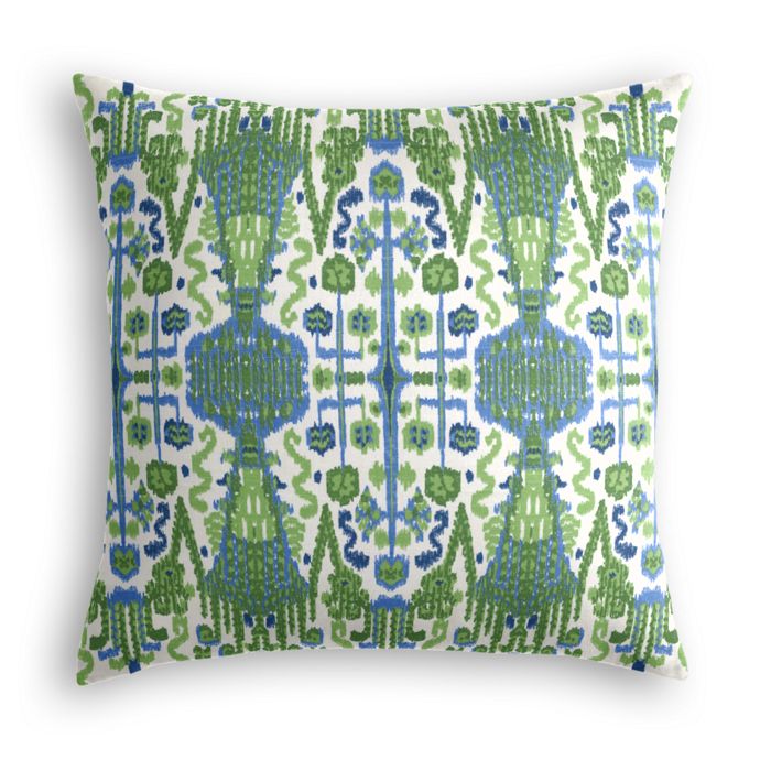 Euro Sham in Ikat Believe It - Kelly