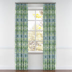 Pinch Pleat Drapery in Ikat Believe It - Kelly