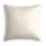 Throw Pillow in Lush Linen - Antique White