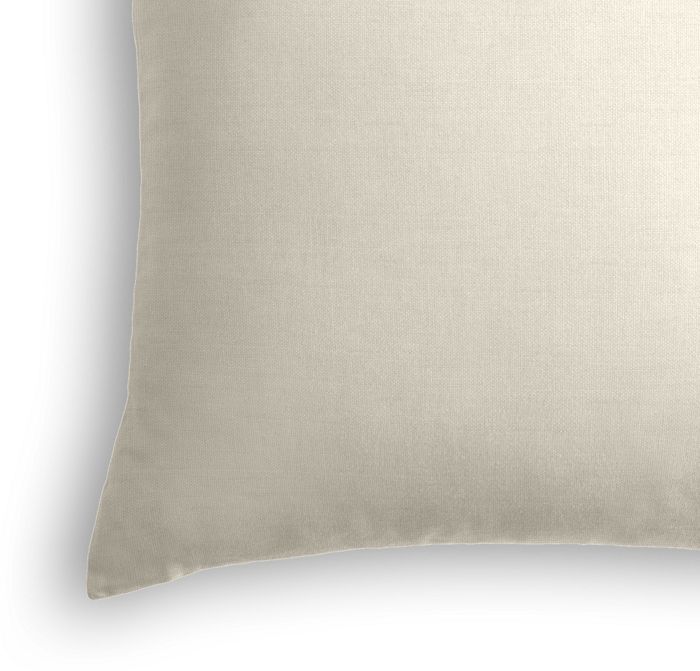 Throw Pillow in Lush Linen - Antique White