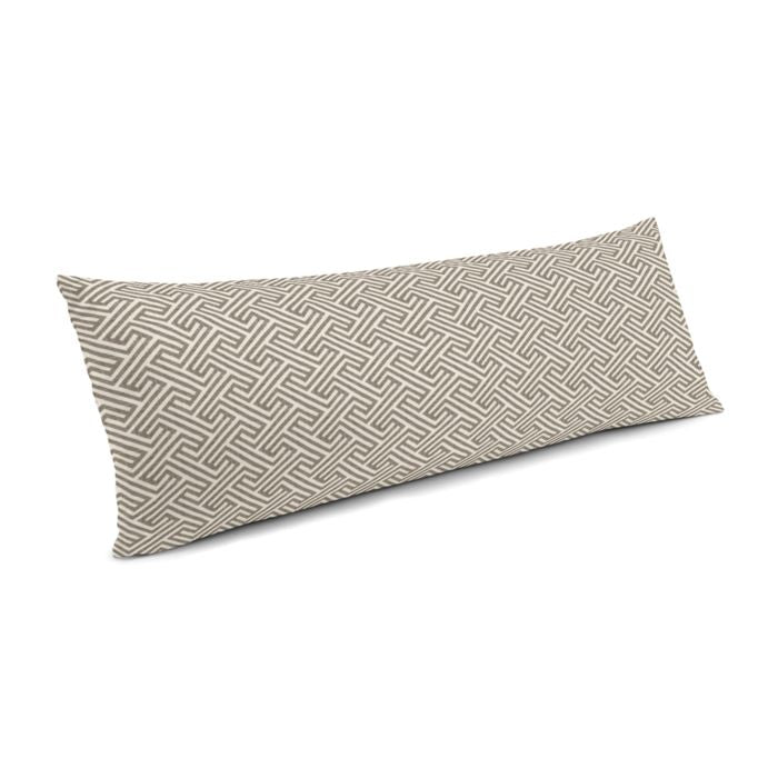 Large Lumbar Pillow in Labyrinth - Rock