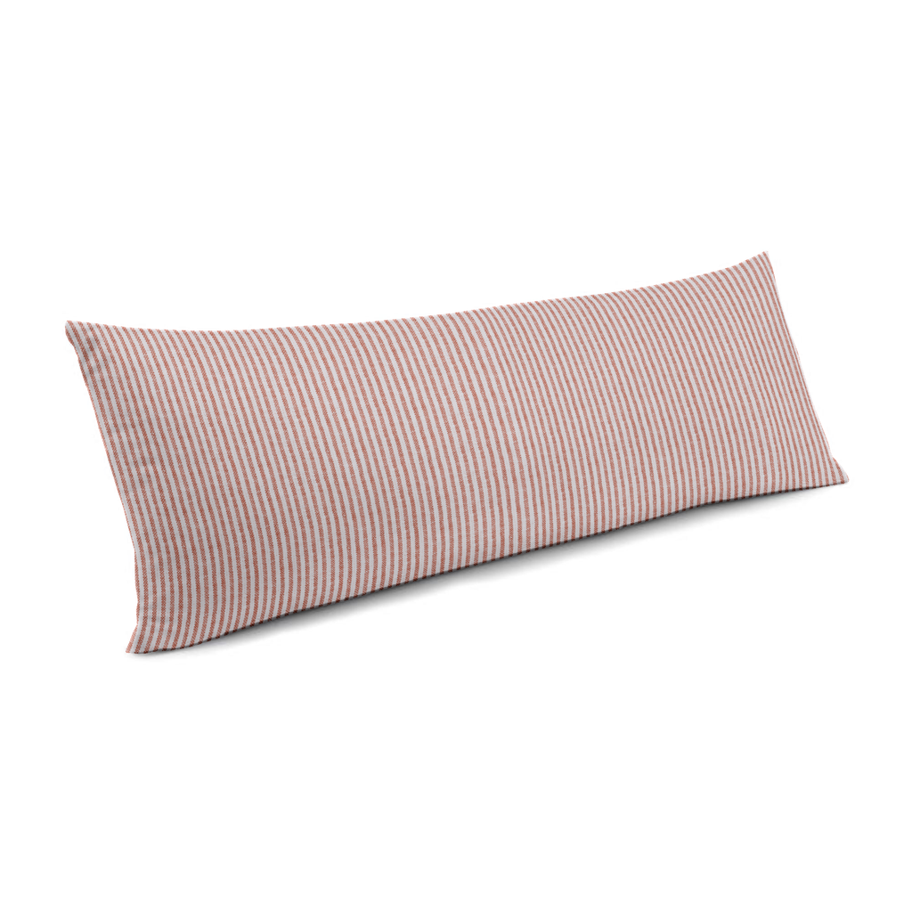Large Lumbar Pillow in Baldwin - Scarlet