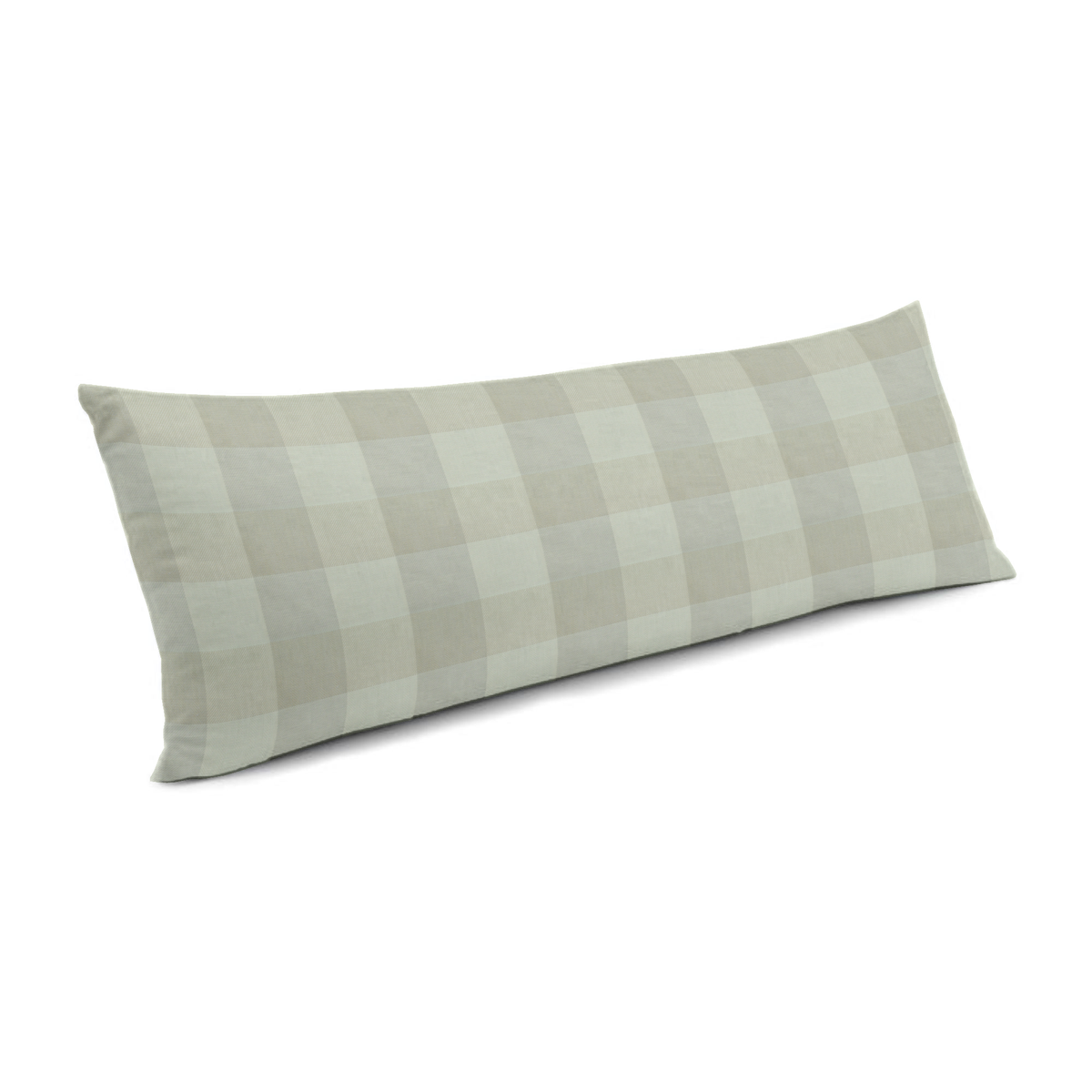 Large Lumbar Pillow in Foxy Plaid - Dune