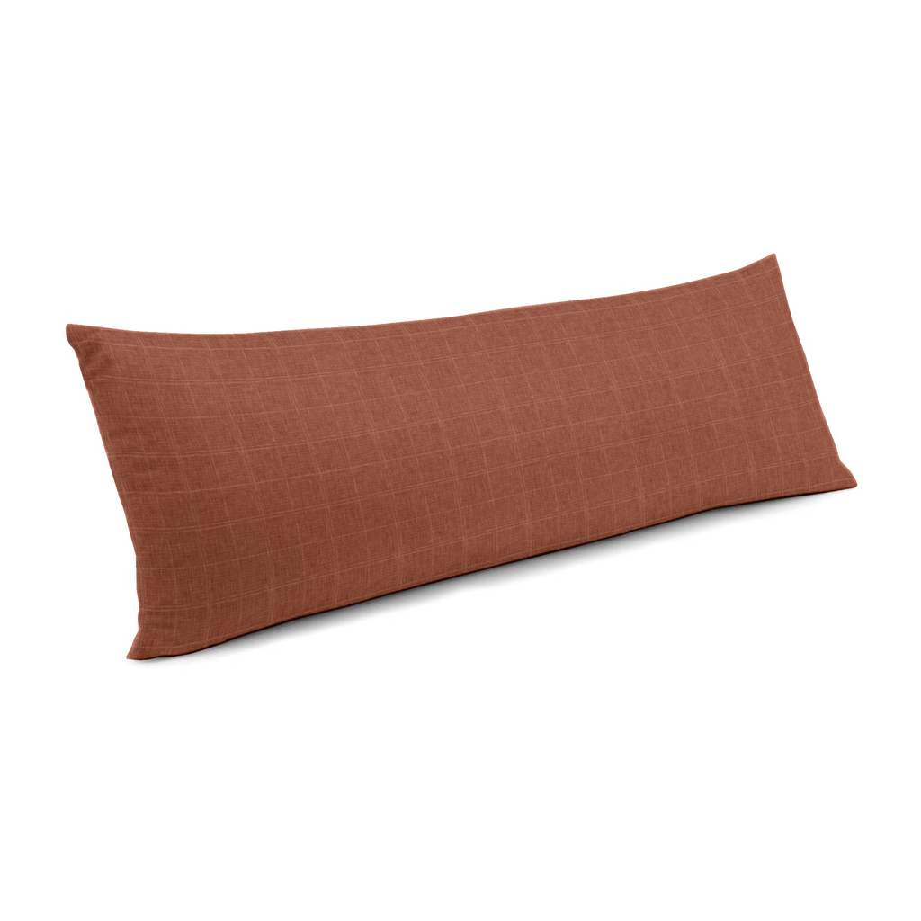 Large Lumbar Pillow in Moray - Clay