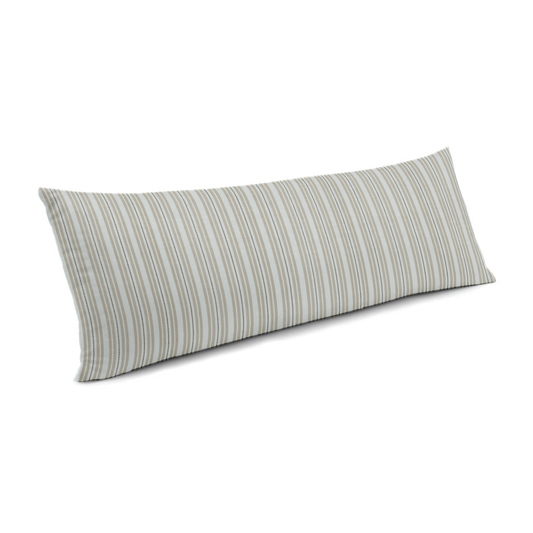 Large Lumbar Pillow in Murali - Linen