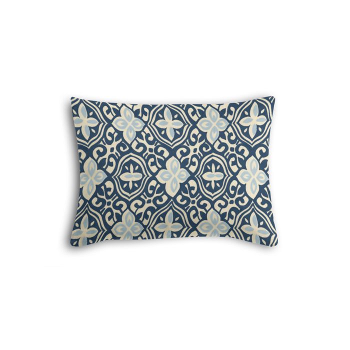 Boudoir Pillow in Less Is Moorish - Blueberry