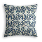 Throw Pillow in Less Is Moorish - Blueberry