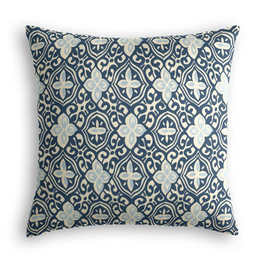 Throw Pillow in Less Is Moorish - Blueberry