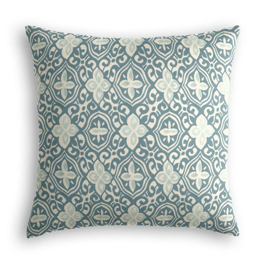 Throw Pillow in Less Is Moorish - Harbor