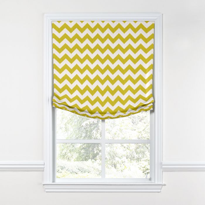 Relaxed Roman Shade in Limitless - Linden
