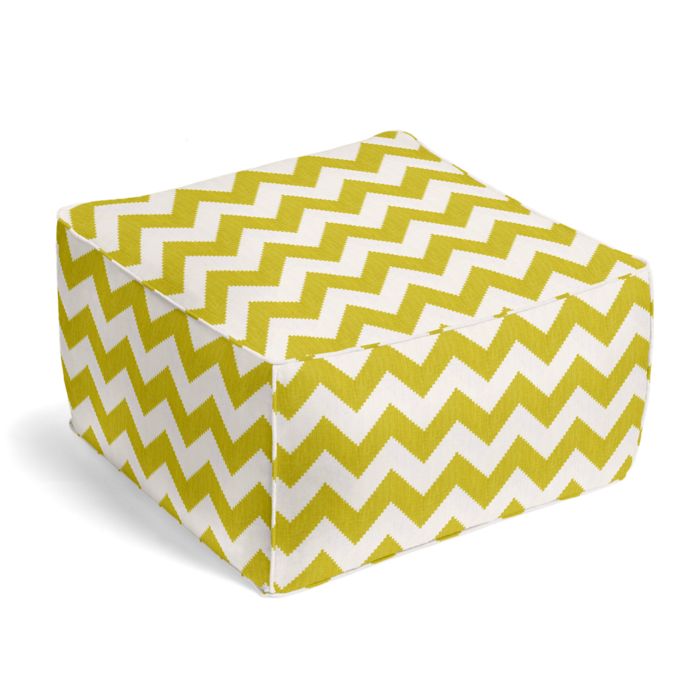 Square Pouf in Limitless - Linden
