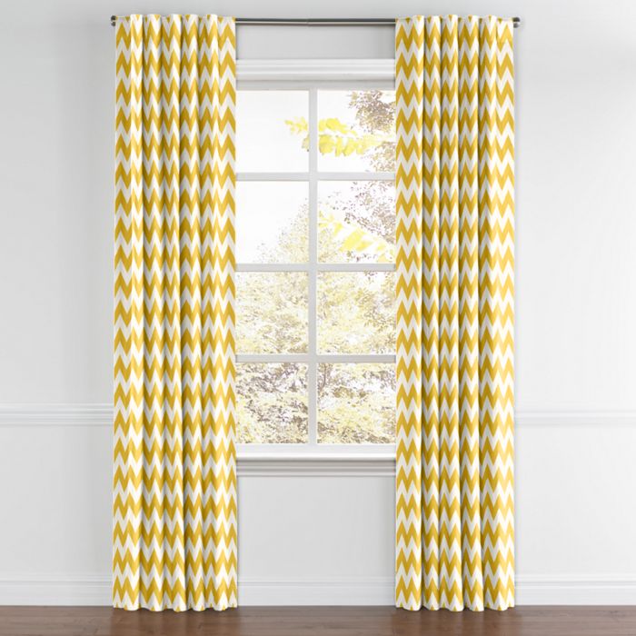Back Tab Curtains in Limitless - Squash