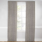 Euro Pleat Drapery in Linen Sheer - Cinder