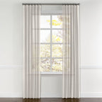 Convertible Drapery in Linen Sheer - Ivory