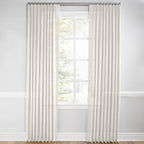 Euro Pleat Drapery in Linen Sheer - Ivory