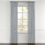 Convertible Drapery in Linen Sheer - Limestone Gray